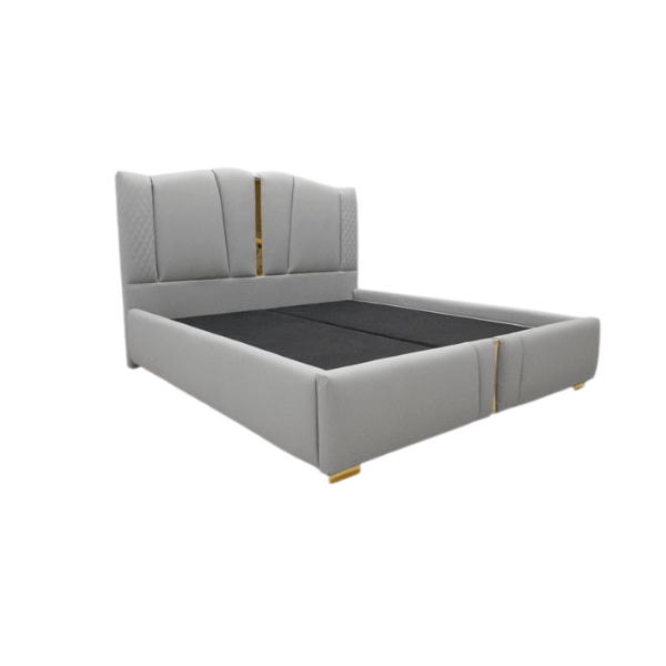 ฐานรองหัวเตียง 6 ฟุต WISDOM DESIGN FURNITURE รุ่น LINCOLN สีเทา